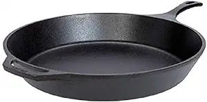 Lodge L14SK3 15-Inch Pre-Seasoned Cast-Iron Skillet (Black) | Amazon (US)