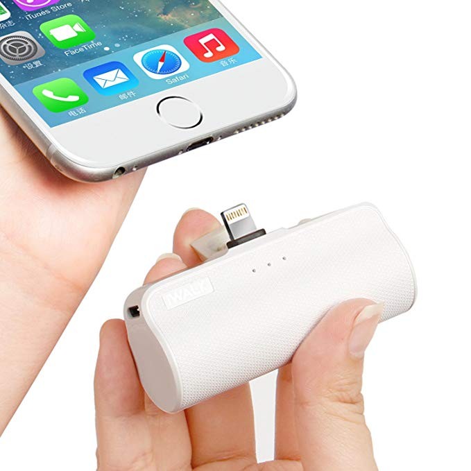 iWALK Portable Charger with Built in Plug, 3300mAh Ultra-Compact Power Bank External Battery Pack... | Amazon (US)