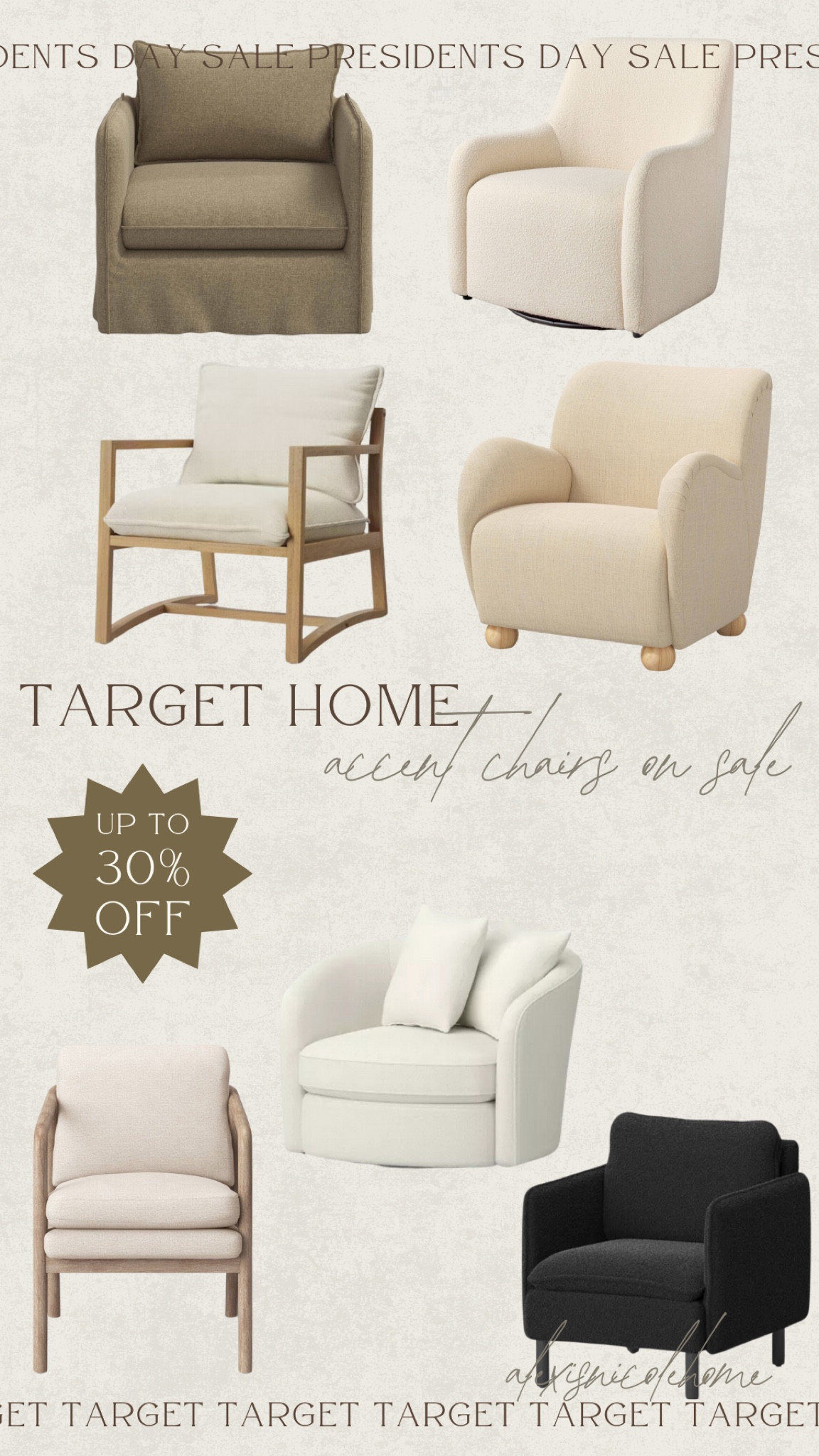 Accent chairs up to 30% off this weekend 😍

#LTKHome #LTKSaleAlert #LTKFamily