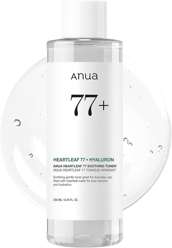Anua Heartleaf 77 Soothing Toner I pH 5.5 Trouble Care, Calming Skin, Refreshing, Hydrating, Puri... | Amazon (US)