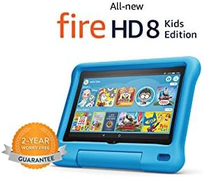 All-new Fire HD 8 Kids Edition tablet, 8" HD display, 32 GB, Blue Kid-Proof Case | Amazon (US)