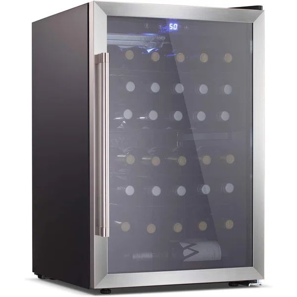 24 Bottle and 145 Can Single Zone Freestanding Wine and Beverage Refrigerator | Wayfair North America