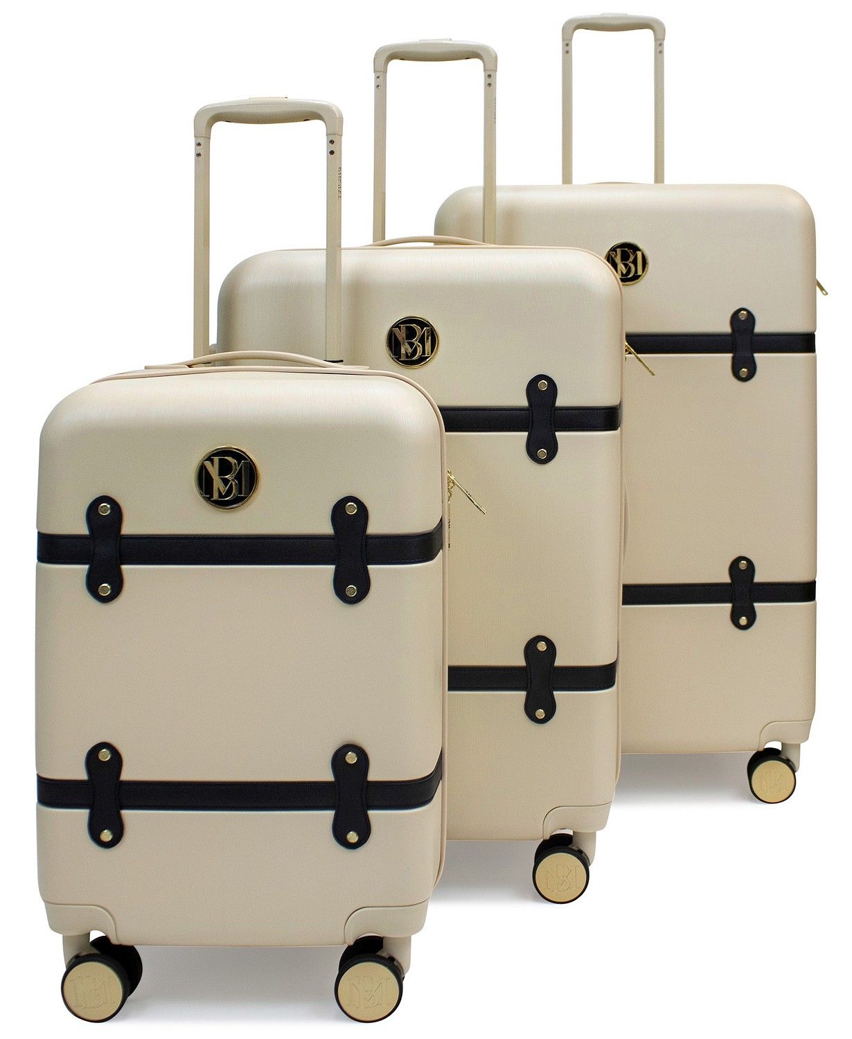 Badgley Mischka Grace Expandable Retro Luggage, Set of 3 & Reviews - Luggage Sets - Luggage - Mac... | Macys (US)