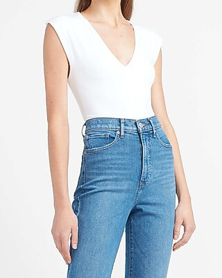 Essential V-Neck Bodysuit | Express