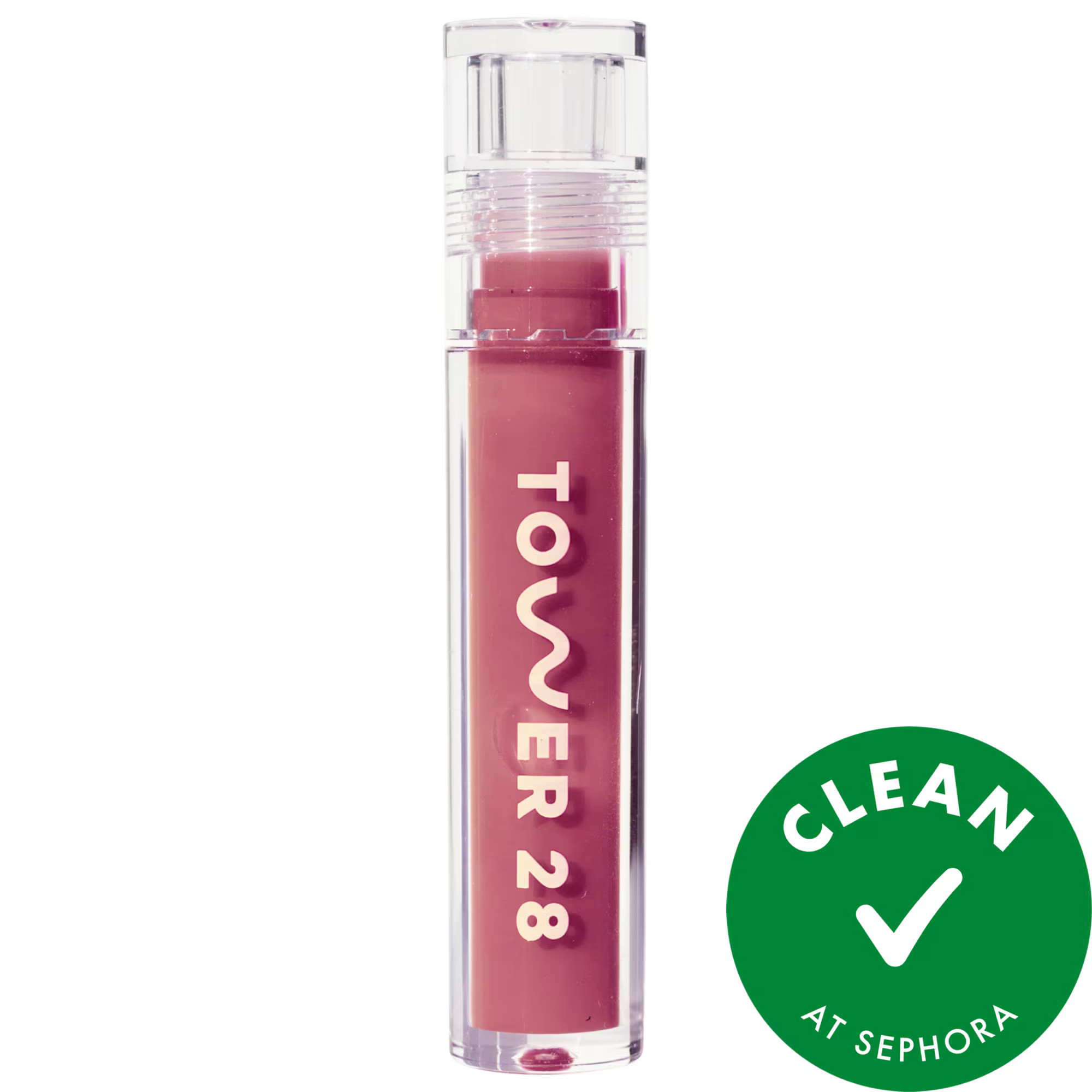 Tower 28 Beauty ShineOn Lip Jelly Hydrating Non-Sticky Lip Oil Sesame 0.13 oz / 3.9 mL | Sephora (US)