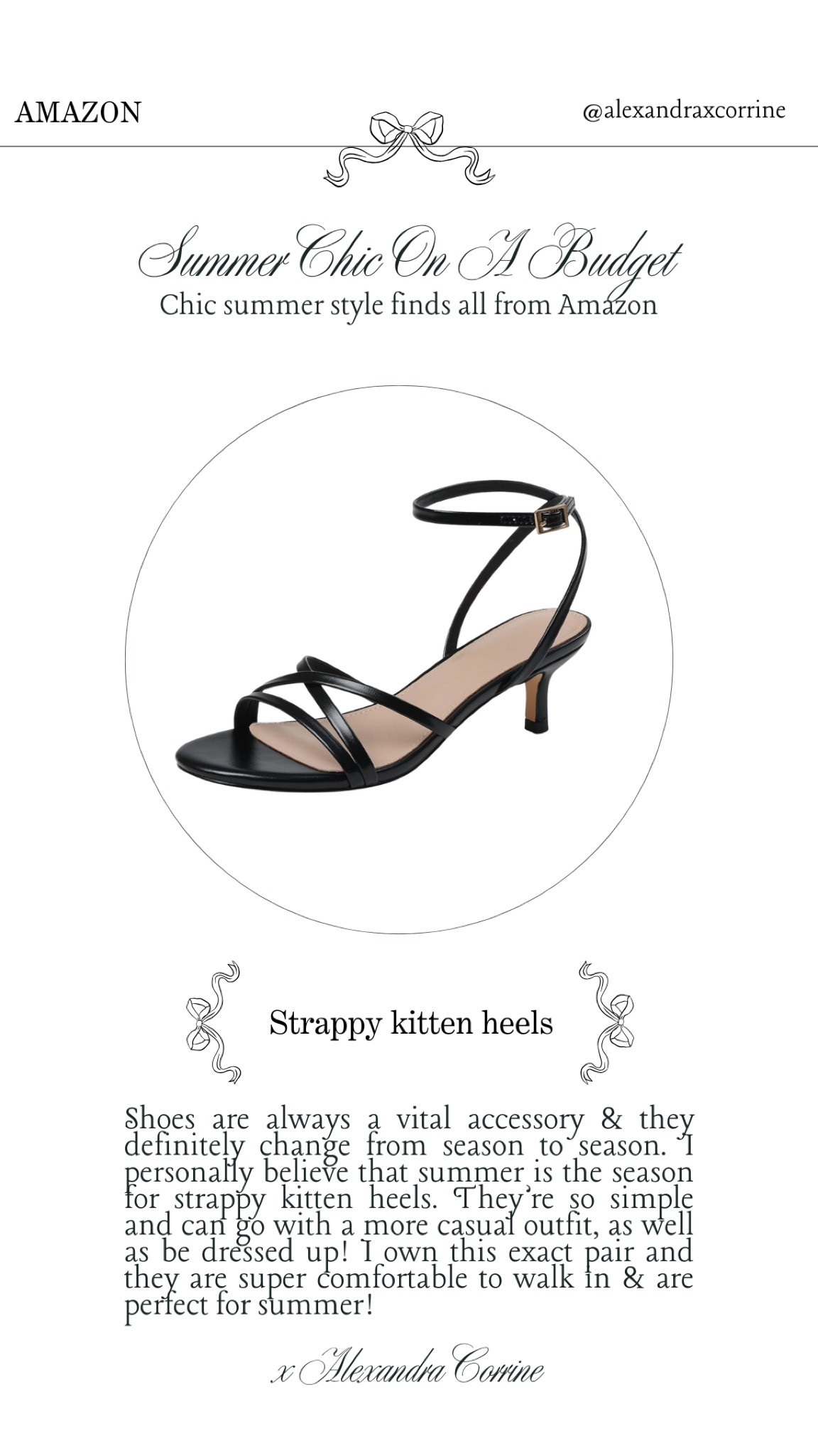 Summer chic on a budget 🥂 Chic summer style finds all from Amazon 🍾

Bougie on a budget, Amazon fashion, Amazon accessories, summer fashion, summer style, chic elegant style, old money aesthetic, summer fashion finds Amazon, summer shoes, sandals, strappy heels, kitten heels 

#LTKSeasonal