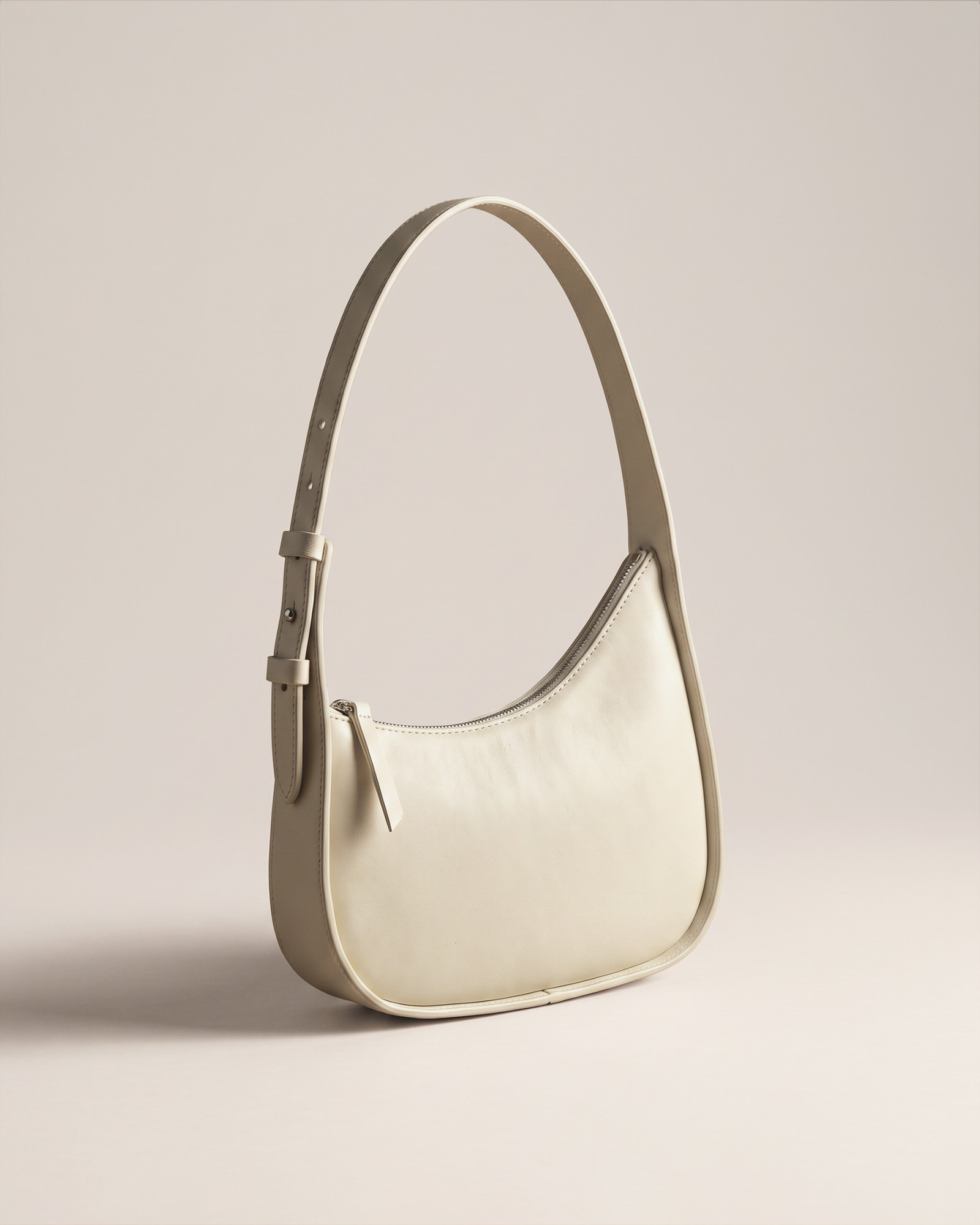 Quince | Women's Mercer Mini Shoulder Bag in Soft Ivory, Italian Leather | Quince