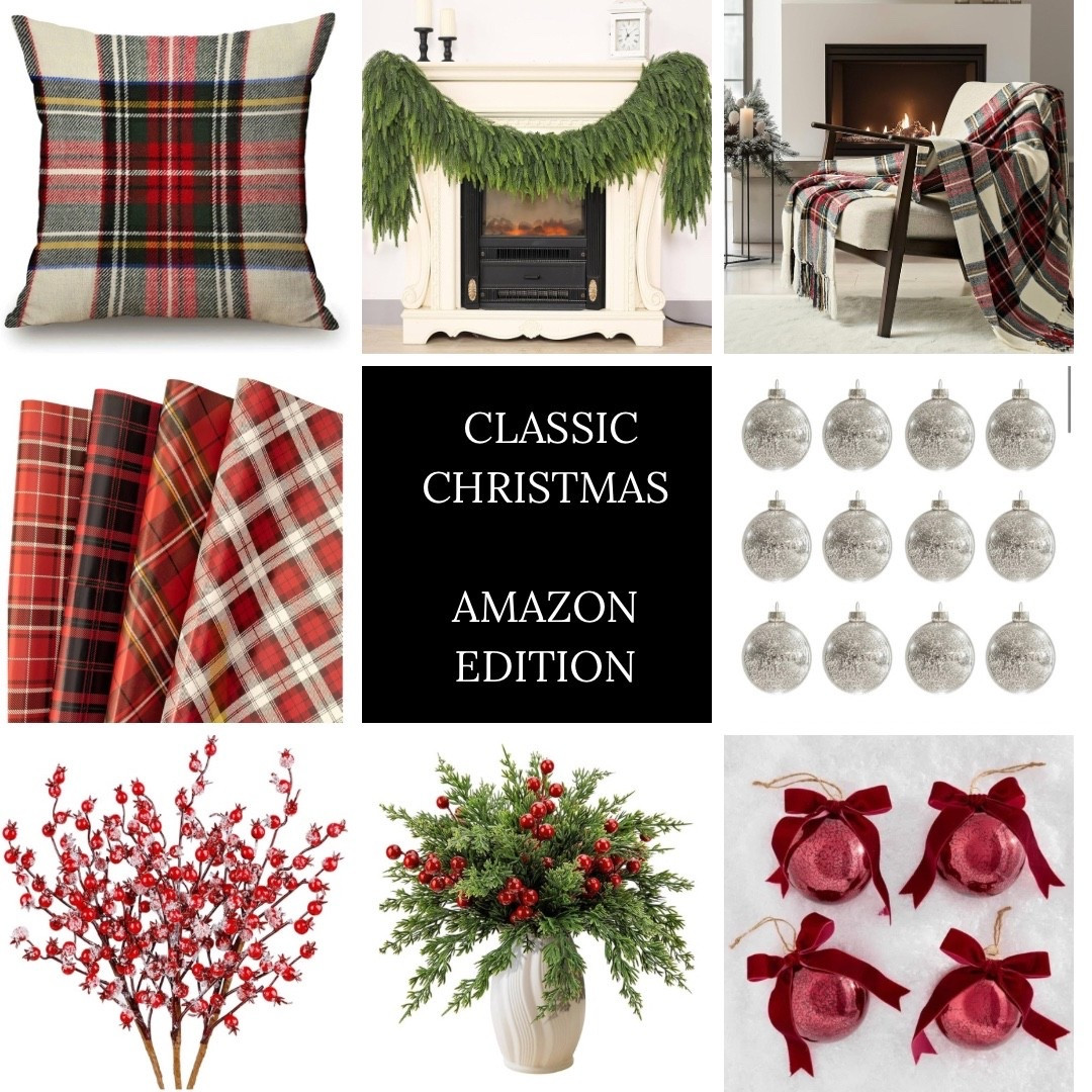 Classic Christmas Amazon edition 🎄 A truly timeless style will never be trendy. No need to change out your seasonal decor every year when you incorporate Christmas classics. 
#amazon #christmas #timeless #classic #classicchristmas

#LTKSeasonal #LTKHome #LTKFindsUnder50