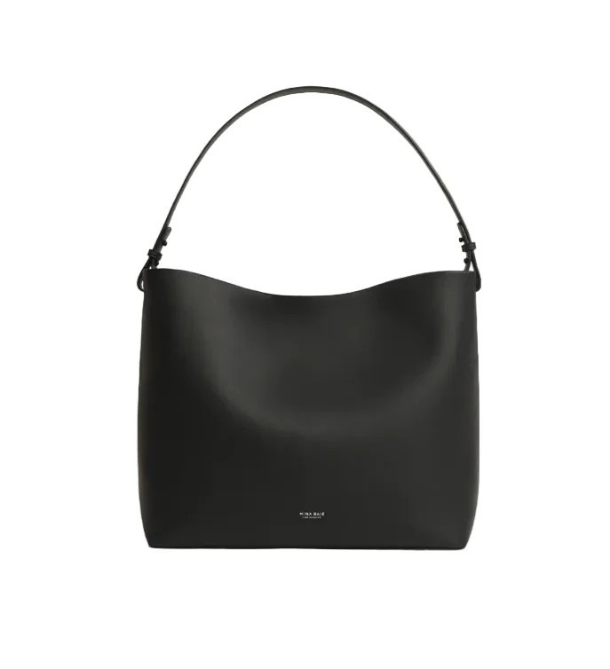 Mina Baie Harlow Vegan Midi, Black | GoodBuy Gear