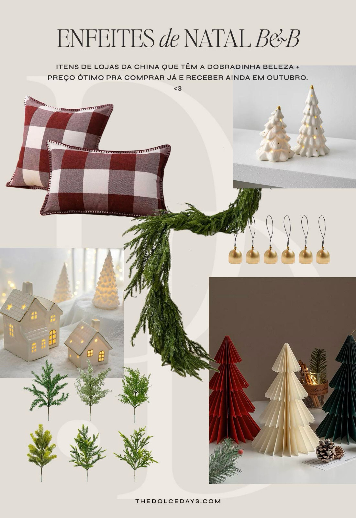 Natal chegando (parece que está longe, mas está a uma piscada de distância) e chegou a hora de se preparar. Separei 12 itens imperdíveis pra pedir do AliExpress (só coisa linda, nada de breguice). Os outros 5 estão em thedolcedays.com 🩷 #aliexpress #shoppingguide #christmas2024

#LTKguiadepresente #LTKbrasil #LTKhome