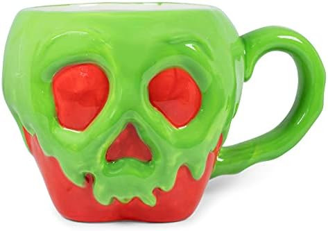 Evil Queen Poison Apple Sculpted Ceramic Coffee Mug | Official Snow White Disney Kitchen Accessor... | Amazon (US)