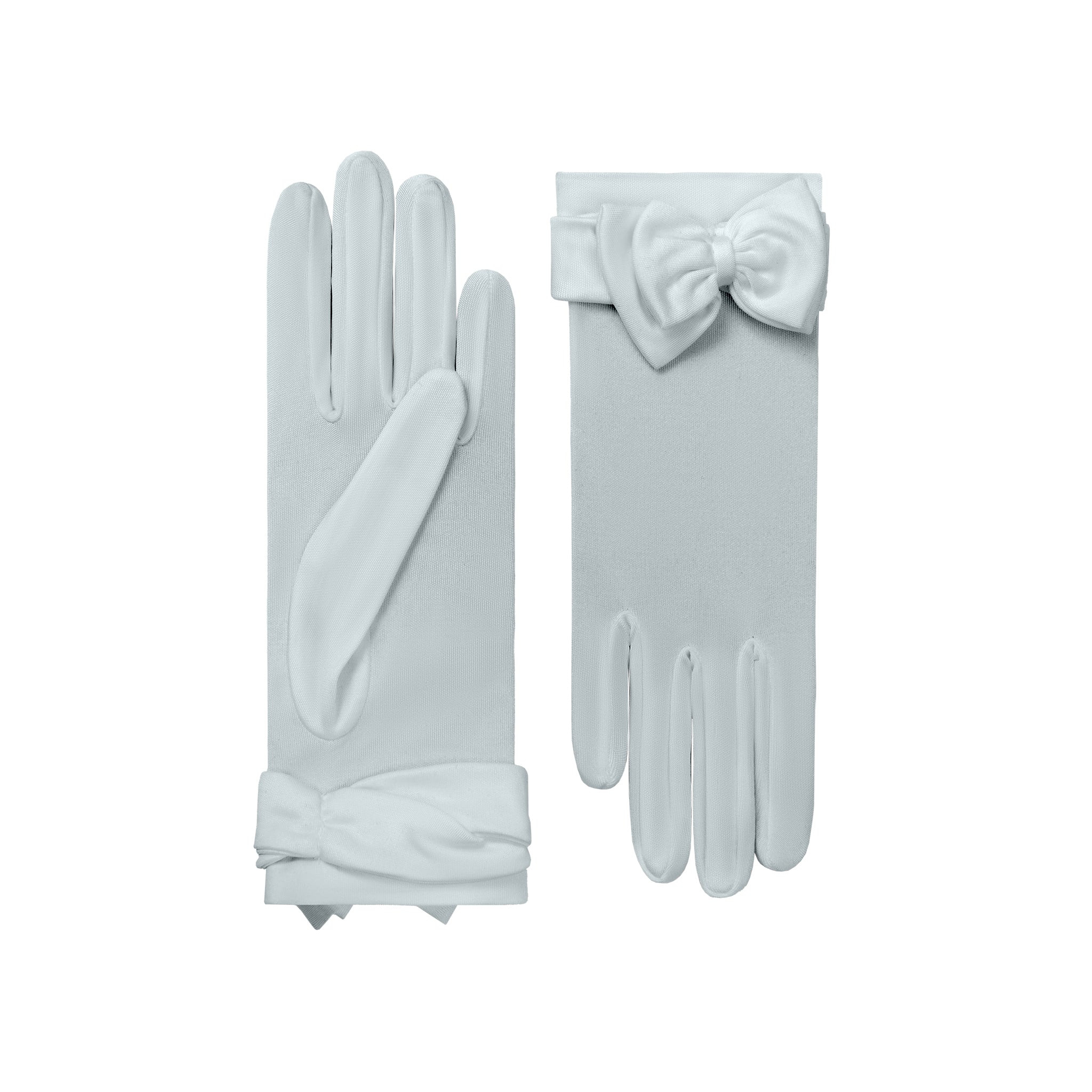 Short Silk Gloves - Giselle | Cornelia James