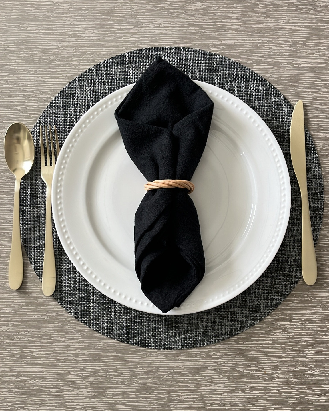Set your dining room table with an everyday look. Placemat - target, napkins - target, napkin ring - target, silverware - walmart. #LTKfind #competition 

#LTKhome #LTKunder50 #LTKfamily