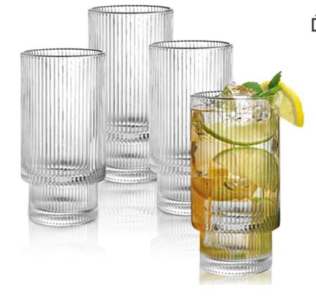 Ribbed glassware - linked several options 