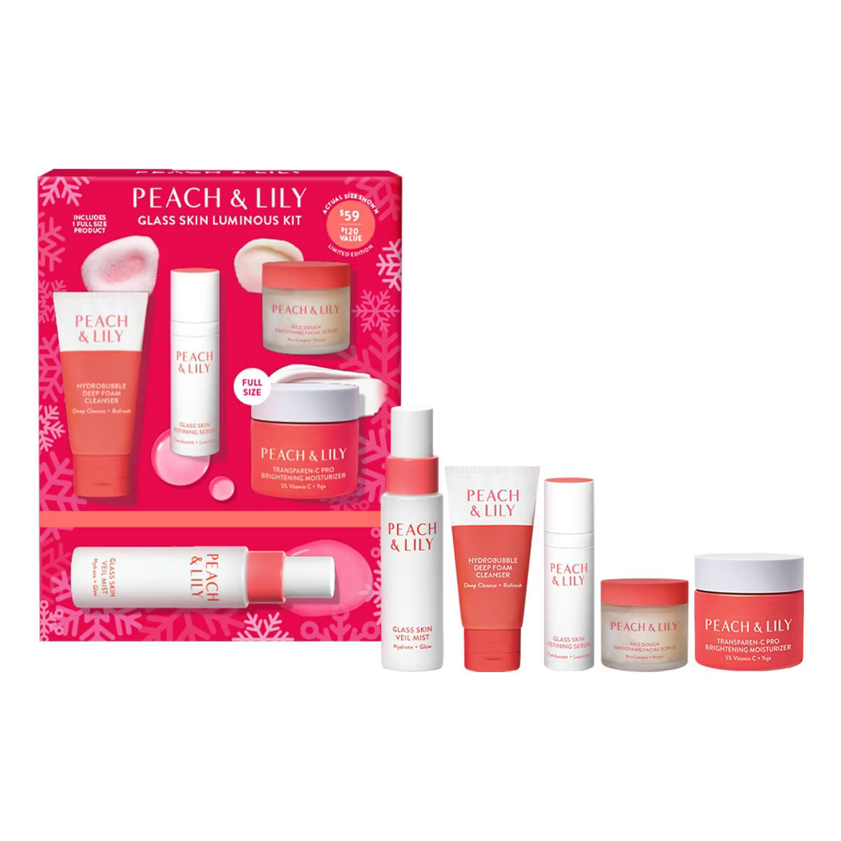 Peach & Lily Glass Skin Luminous Kit - 5pc - Ulta Beauty | Target