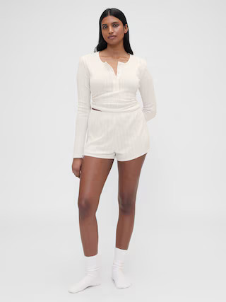 Gap × Summer Fridays Pointelle PJ Shorts | Gap (US)