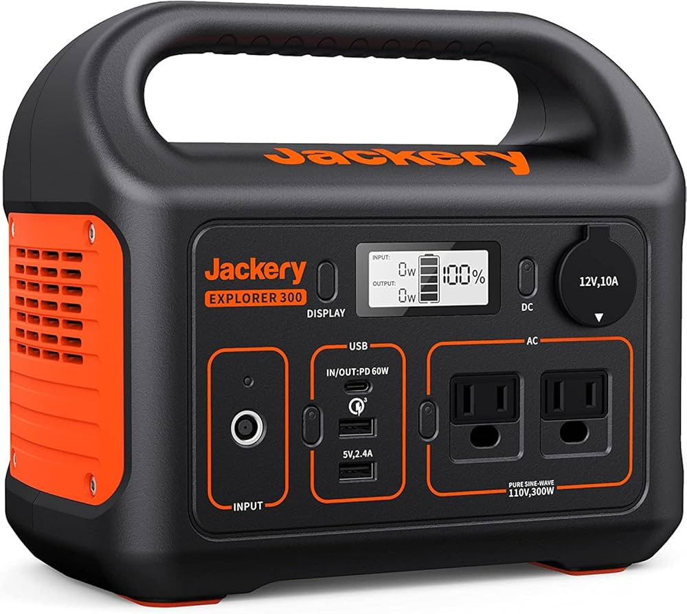 Jackery Portable Power Station Explorer 300, 293Wh Backup Battery, Solar Generator (Solar Panel N... | Amazon (US)