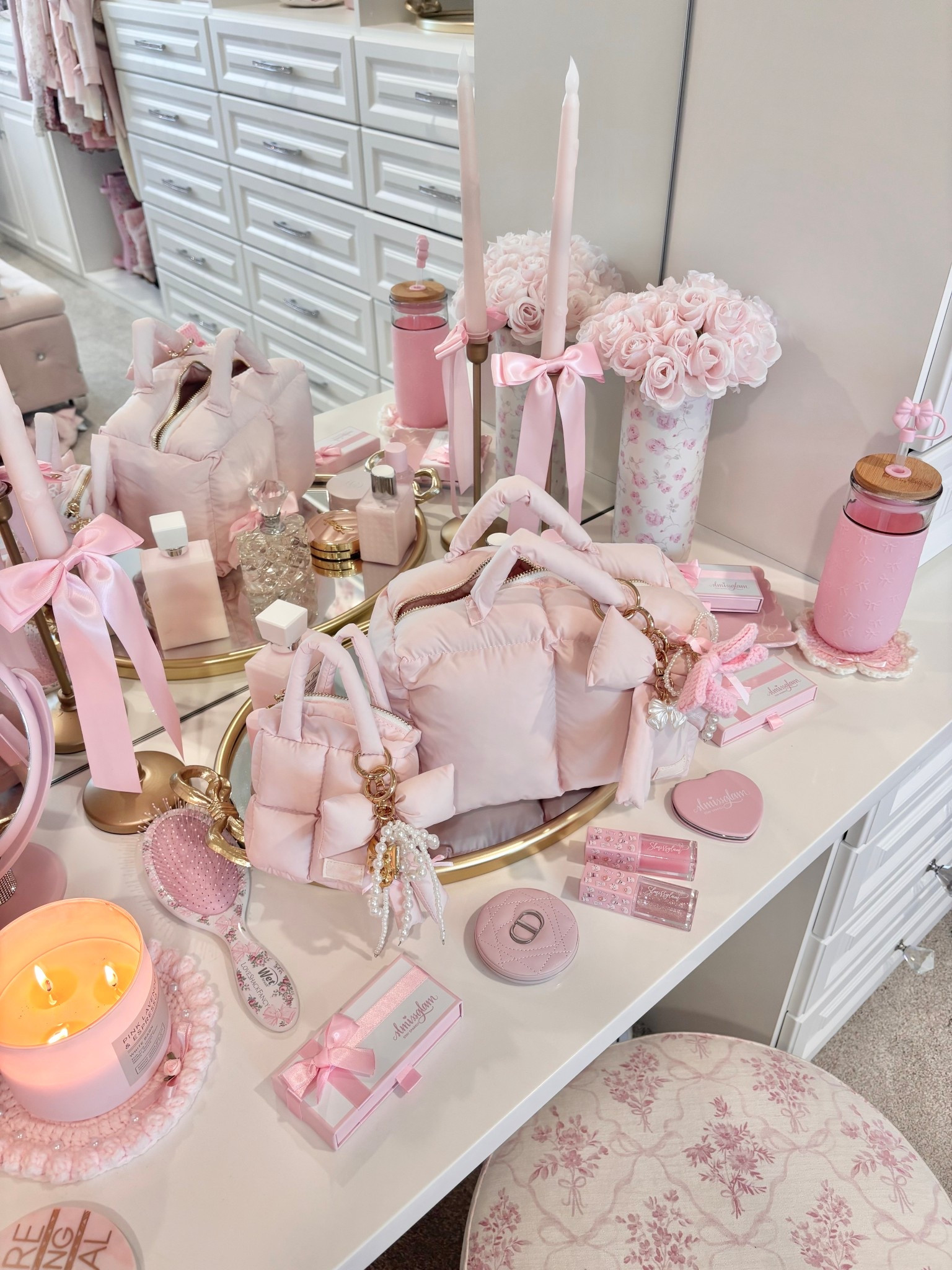 The cutest pink puffer totes. Mini and mama totes

#LTKFamily #LTKKids #LTKItBag