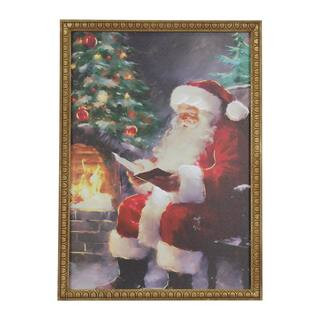 20" Vintage Reading Santa Wall Décor in Wood Frame by Ashland® | Michaels Stores