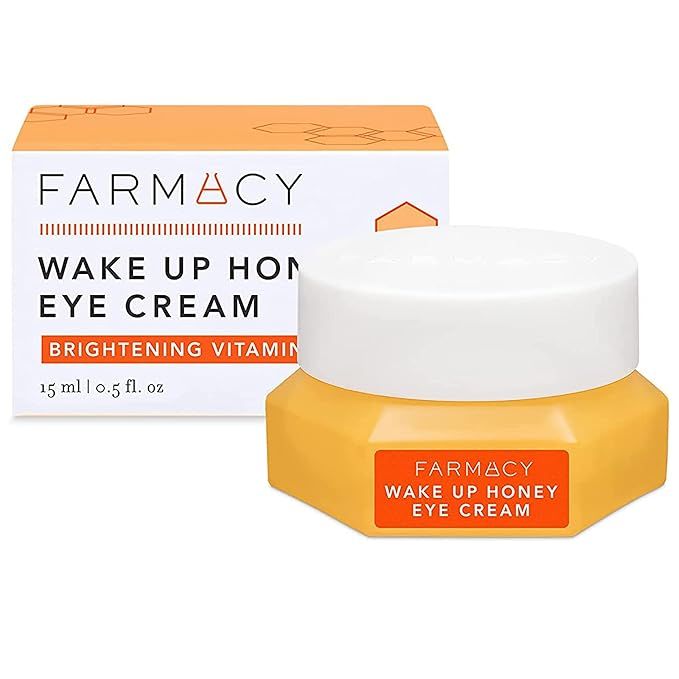 Farmacy Wake Up Honey Eye Cream for Dark Circles and Puffiness - Under Eye Cream for Wrinkles and... | Amazon (US)