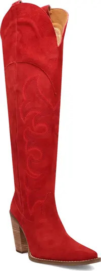 Dingo Primadonna Pointed Toe Over the Knee Western Boot (Women) | Nordstrom | Nordstrom