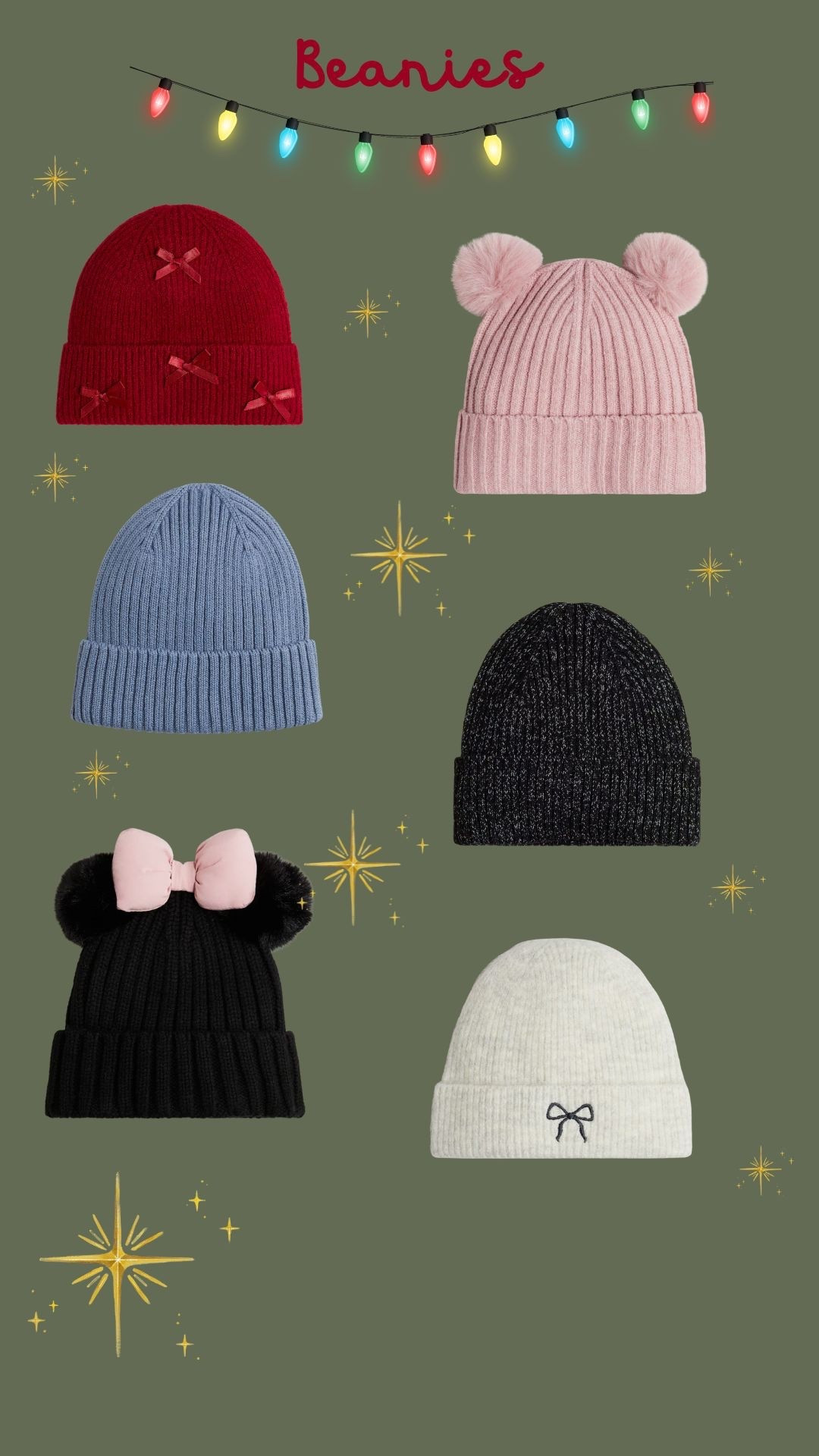 H&M girls beanies ✨❄️
little girls, big girls. 

#LTKHoliday #LTKKids #LTKGiftGuide