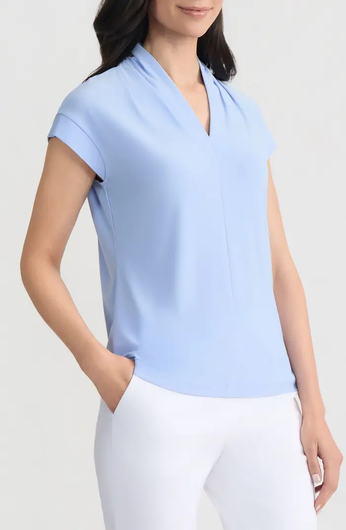 Cap Sleeve Woven Shirt | Nordstrom