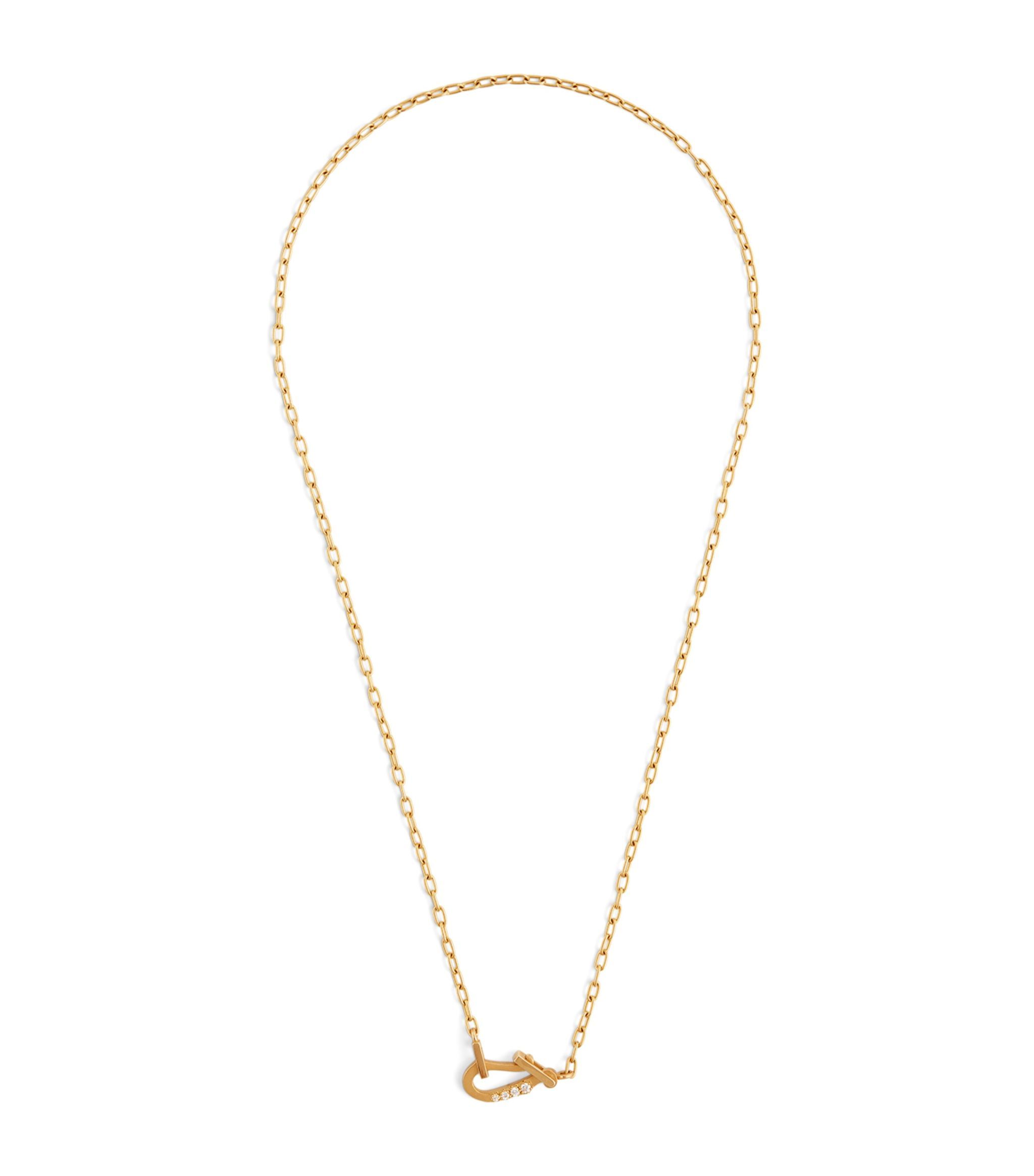 Mini Gold and Diamond Lola Necklace | Harrods