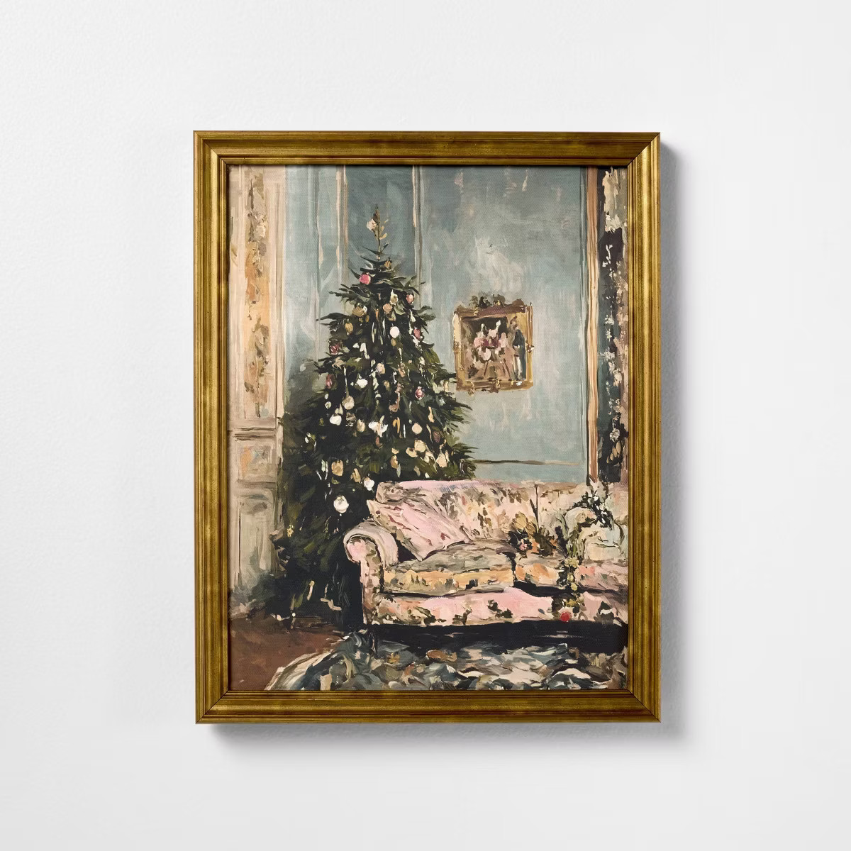 11"x14" Moody Christmas Scene Framed Wall Art - Threshold™ designed with Studio McGee | Target