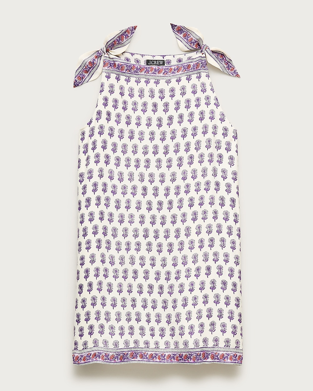 Sadie mini dress in lilac block print | J. Crew US