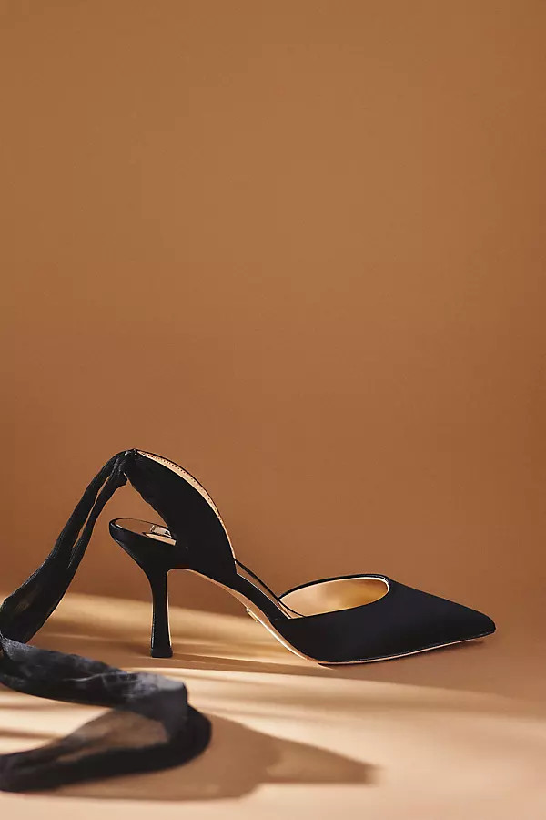 Blaze Satin Bow Stiletto Heels | Anthropologie (US)