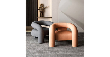 Nova Barrel Upholstered Armchair - FINAL SALE | Manhattan Home Design