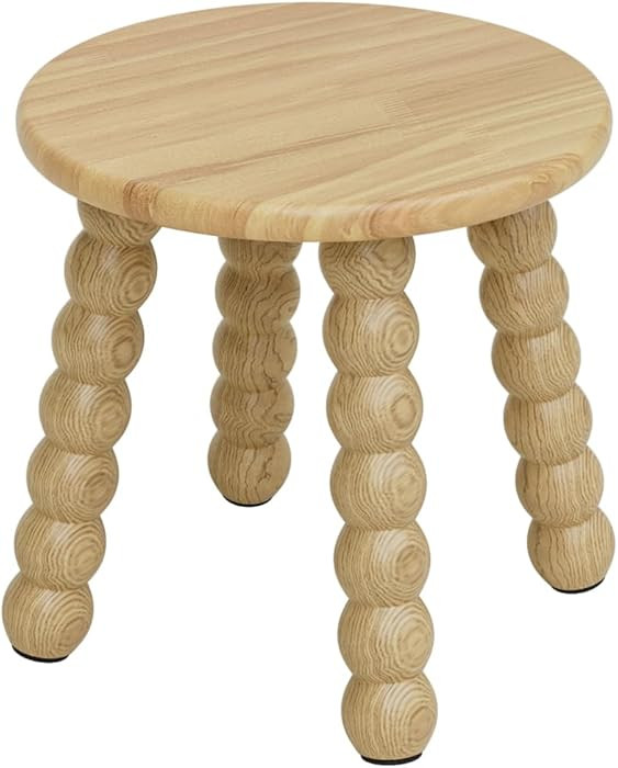 Solid Wooden Step Stool for Adults Kids, 11 inch Small Foot Stool, Non-Slip One Step Stool, Sturd... | Amazon (US)