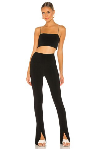 Norma Kamali Spat Legging in Black from Revolve.com | Revolve Clothing (Global)