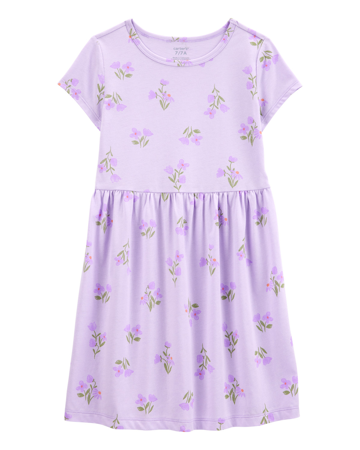 Kid Floral Short-Sleeve Dress - Floral | Carter's Inc