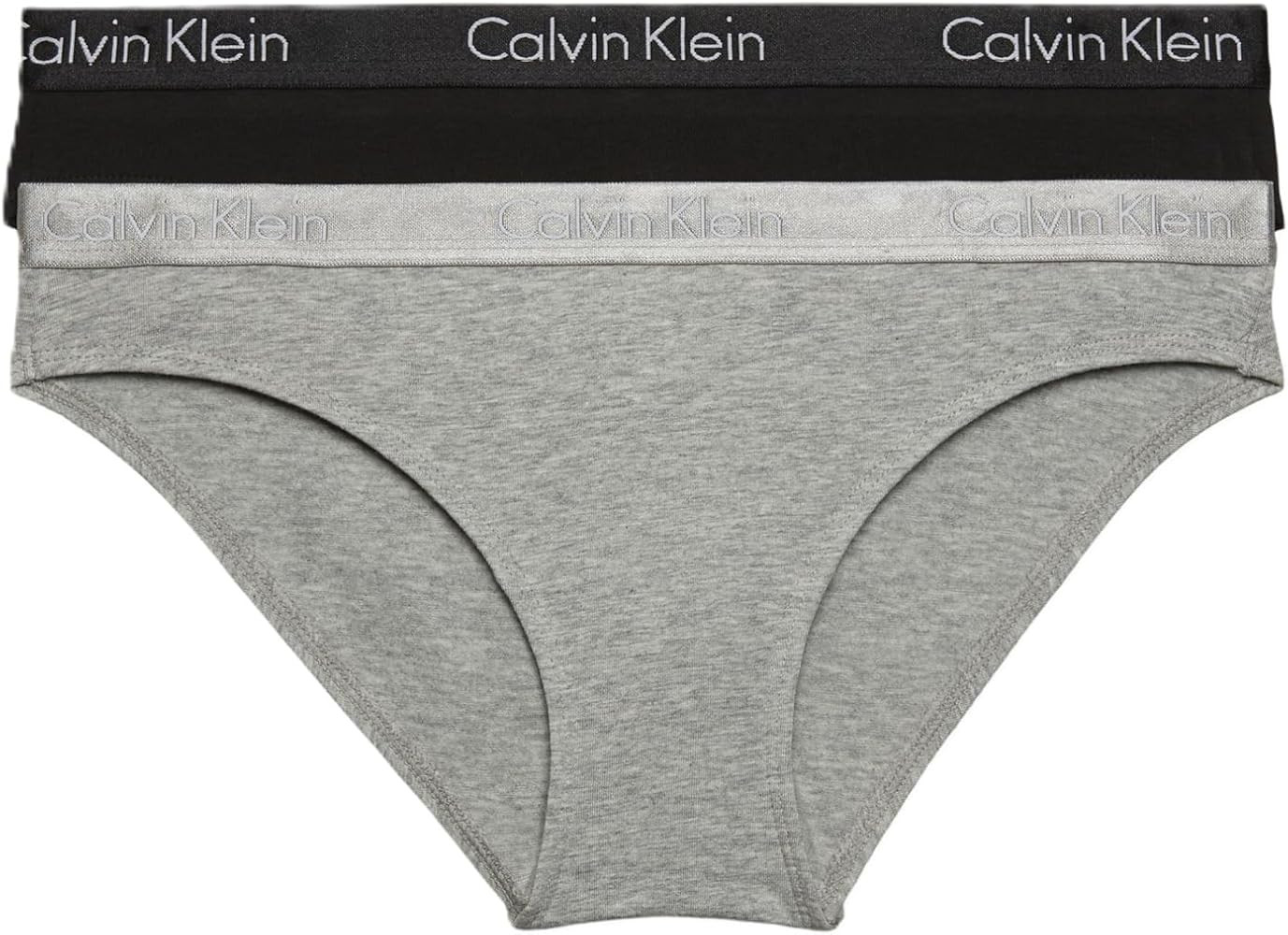 Calvin Klein womens Motive Cotton Multipack Bikini Panty 2 Pack | Amazon (US)