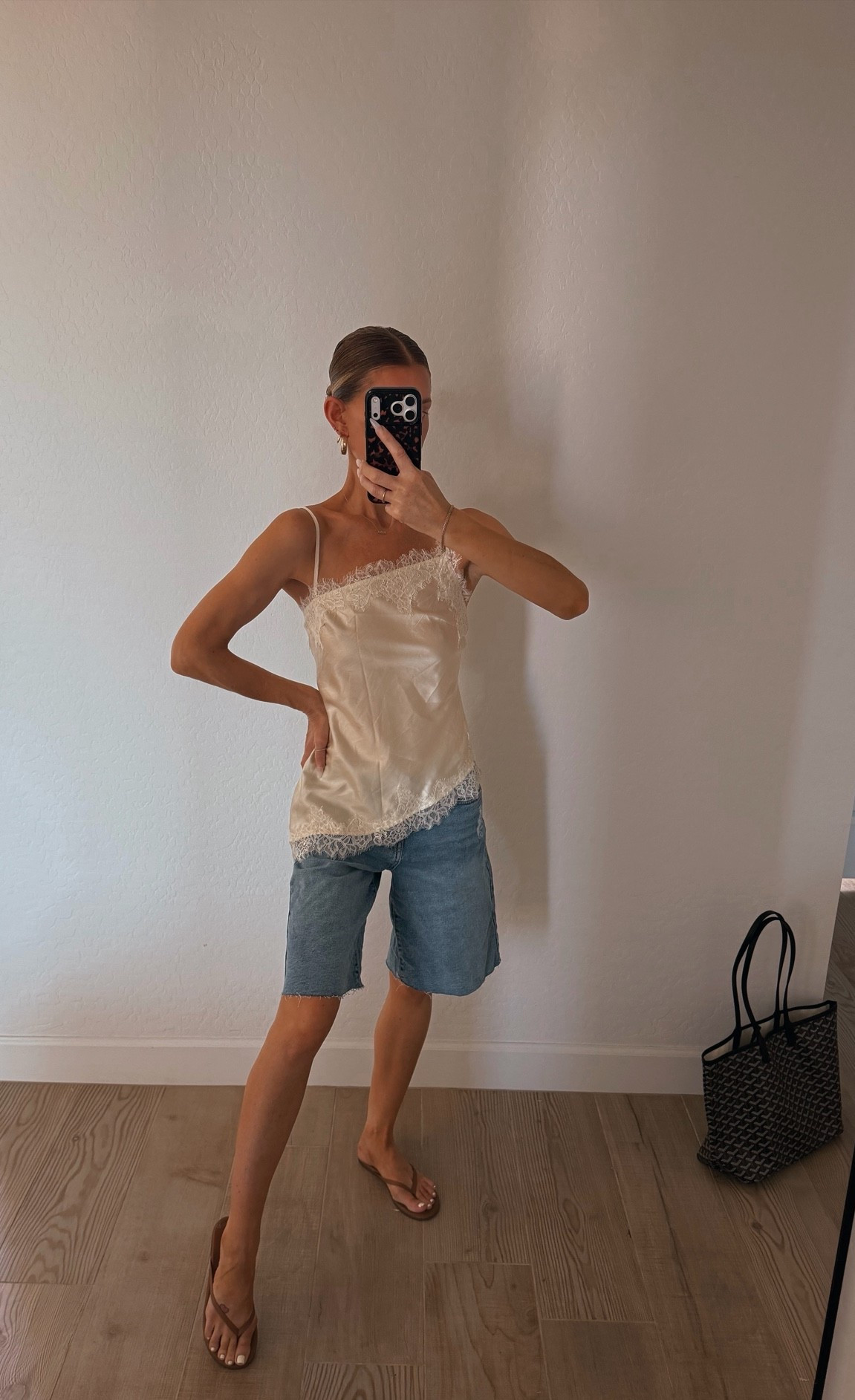 Asymmetrical lace top and jorts 

#summerstyle #denimjorts #chicstyle #heatwave

#LTKootd #LTKmomlife #LTKPetite