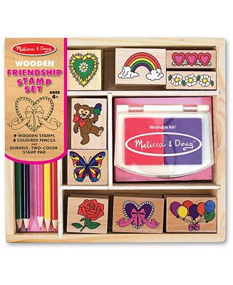 Melissa and Doug Friendship Stamp Set & Reviews - All Toys - Home - Macy's | Macys (US)