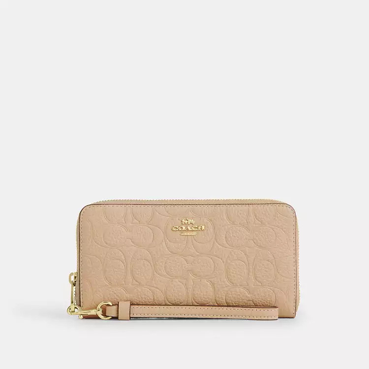 Long Zip Around Wallet | Coach Outlet US