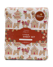Gingerbread Dogs Sheet Set | Bed & Bath | Marshalls | Marshalls