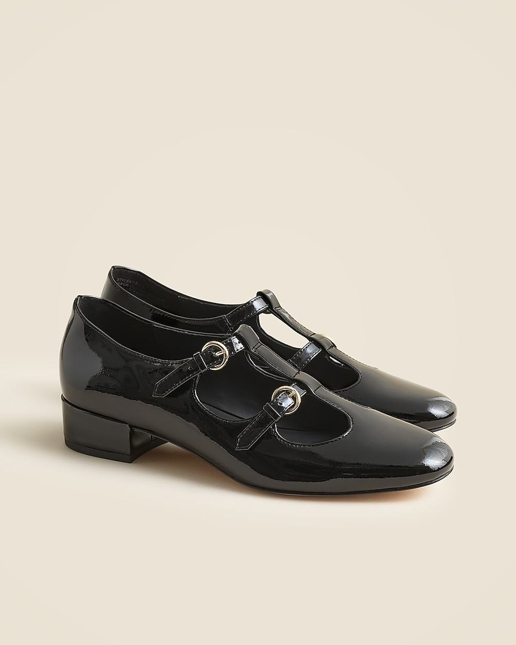 Teagan T-strap heels in patent leather | J. Crew US
