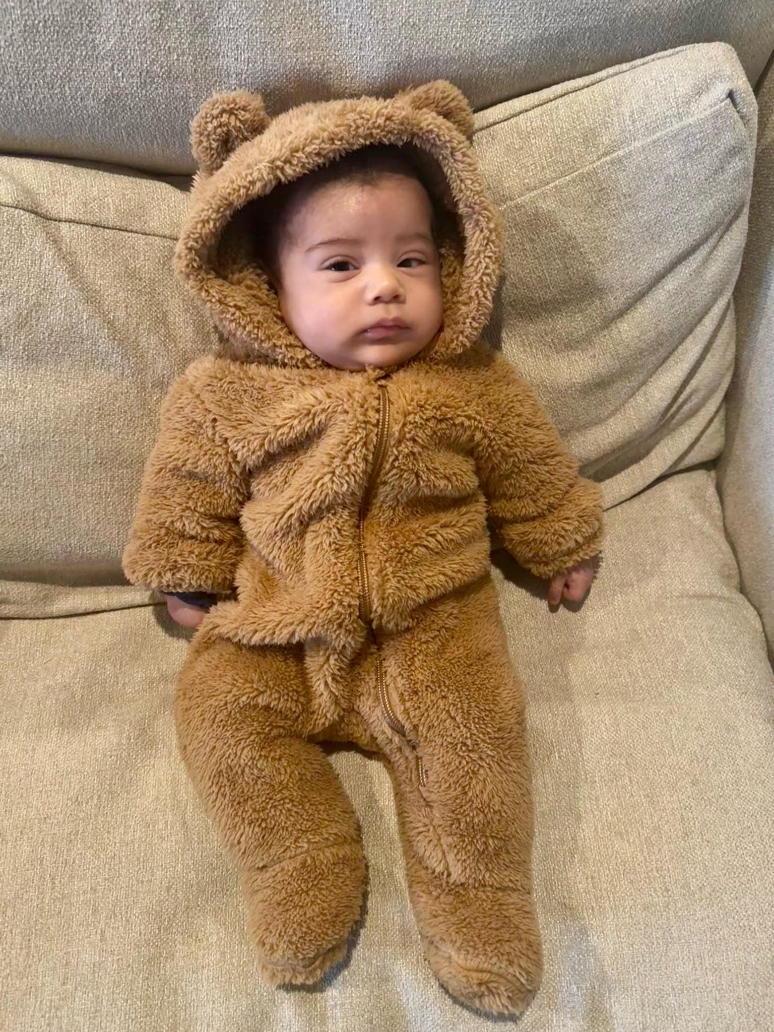 Baby snow suit! Nothing cuter than this little bear 🐻🩵

#LTKFamily #LTKBaby #LTKKids