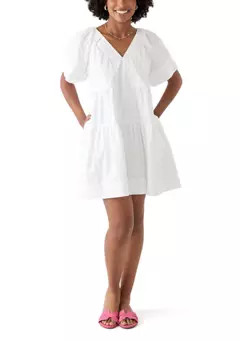 Crown & Ivy™ Women's Pleated Shoulder Dress | Belk