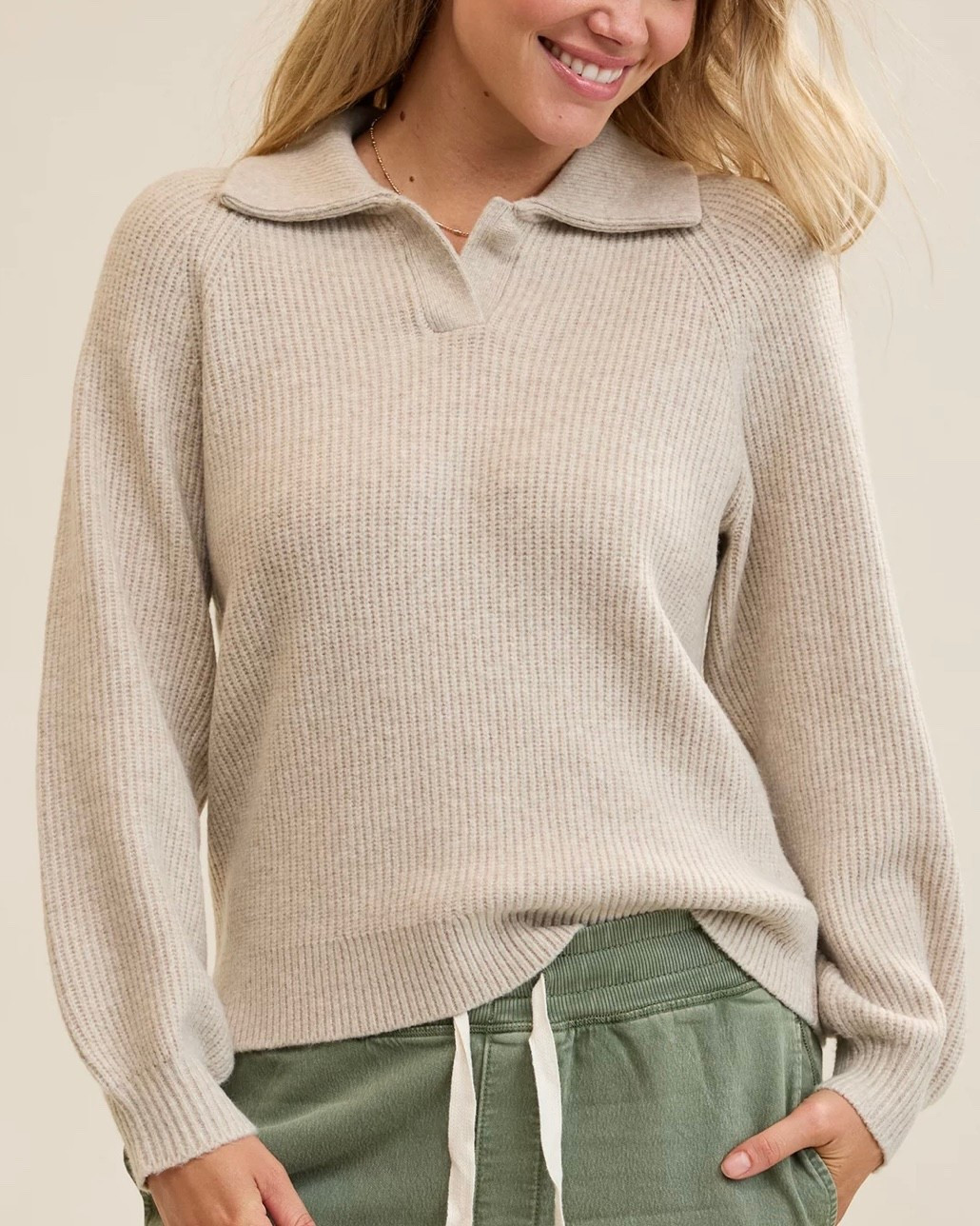 The Aerie Classic Quarter-Button Sweater is that effortless “I just look cozy without trying” knit. Soft, warm, and easy to style, it has that classic quarter-button neckline that makes every outfit feel a little more elevated — from leggings to denim to winter skirts.

A grab-and-go staple you’ll wear on repeat all season. 🍂✨

#LTKGiftGuide #LTKHoliday #LTKCyberWeek