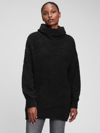 Cozy Boucle Turtleneck Tunic Sweater | Gap (US)