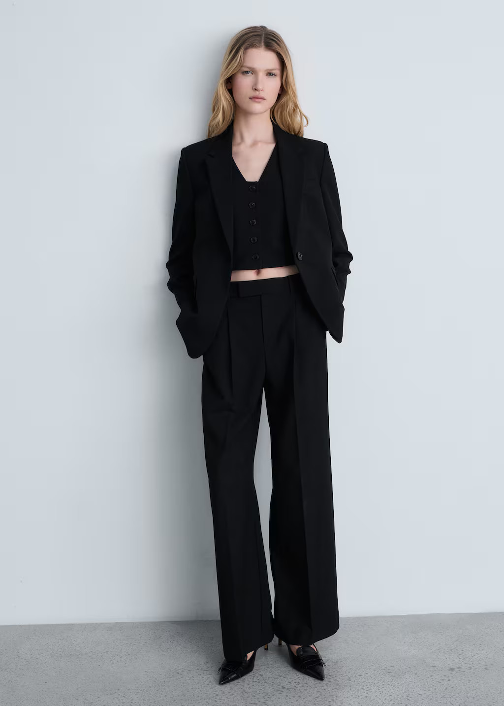 Straight suit trousers black - Women - 10 - MANGO | Mango (US/MX/AU)