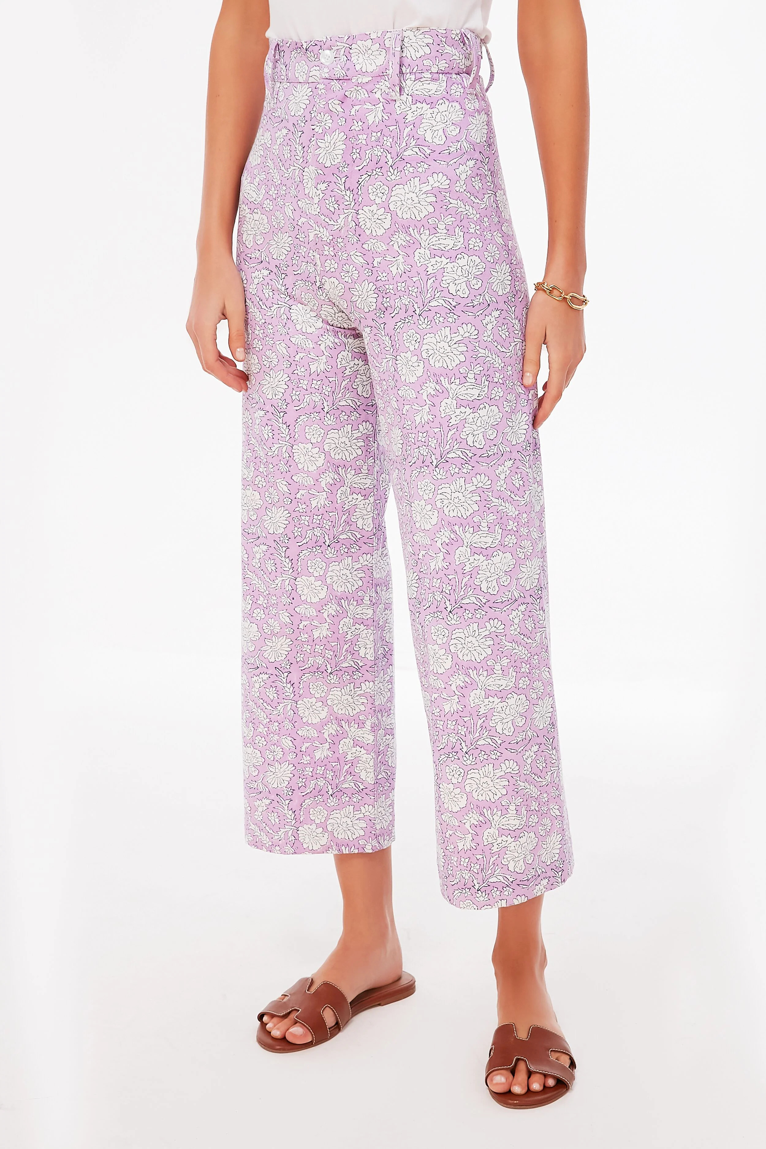 Violet and Indigo Nila Print Disco Pants | Tuckernuck (US)