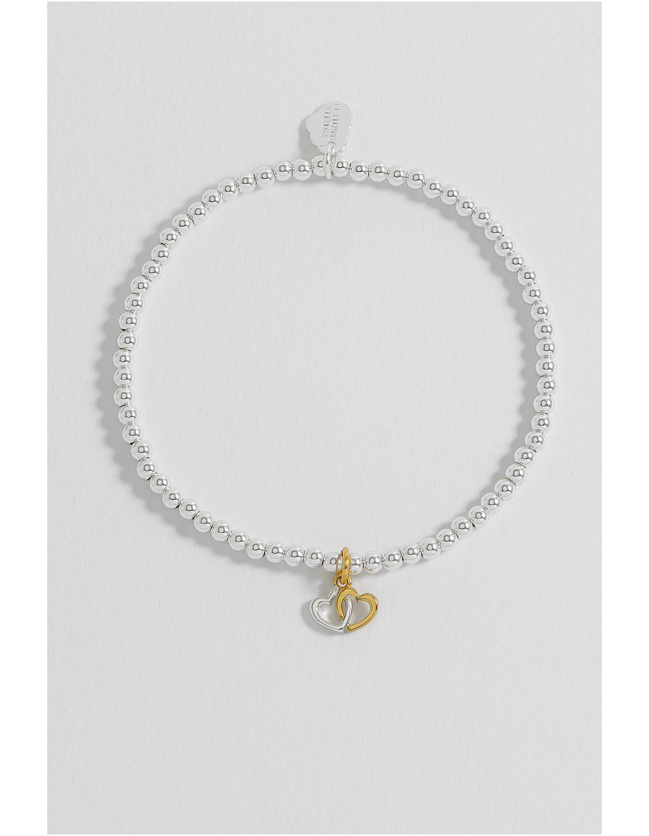 Double Heart Sienna Bracelet - Gold Plated | David Jones (Australia & New Zealand)
