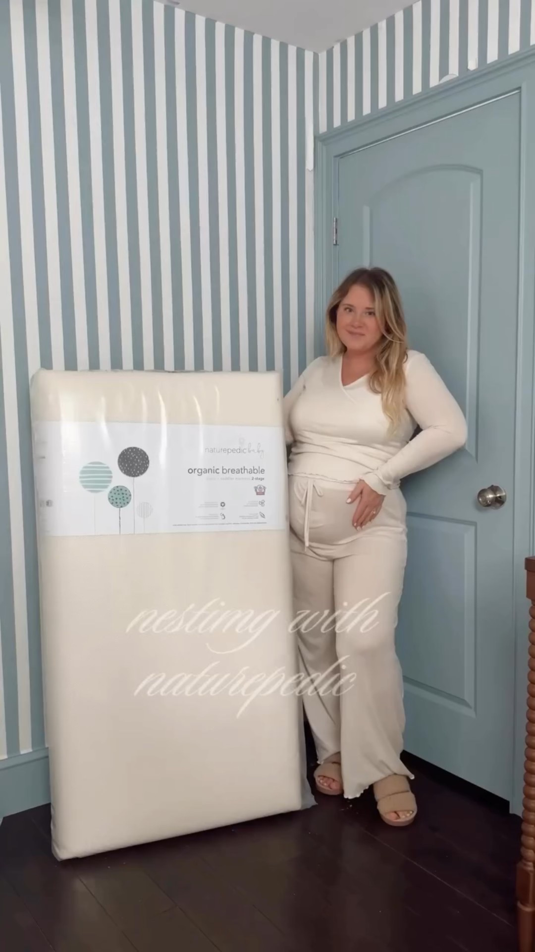 Nesting into my third trimester 🕊️ 

Creating this colorful space for baby boy has been so much fun and we knew we wanted to use only the best certified organic products for his nursery!🩵 

@naturepedic Organic Breathable Crib
Mattress is GOTS certified organic, MADE SAFE® certified, EWG VERIFIED®, and GREENGUARD® Gold certified. With an infant and toddler side, the mattress will grow with our family for years to come.

Cleanup is made so easy with the food-grade waterproof surface, allergy-friendly and NO animal-derived materials.

@naturepedic @naturepedicbaby 

#Naturepedic #ComfortWithoutChemicals #OrganicMattress #EWG #organic #ewgverified #nontoxic #babysafety #babysleep