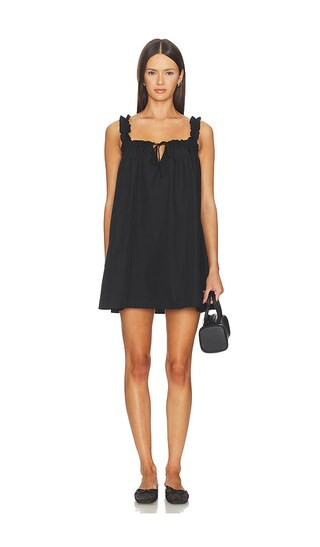 MORE TO COME Darlene Mini Dress in Black. - size S | Revolve Clothing (Global)